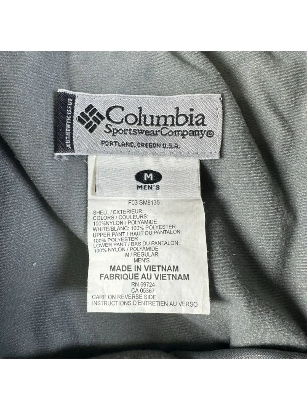 Columbia Mens Cargo Zip Off Run Ski Pant Medium Pockets Winter Stretch Snow